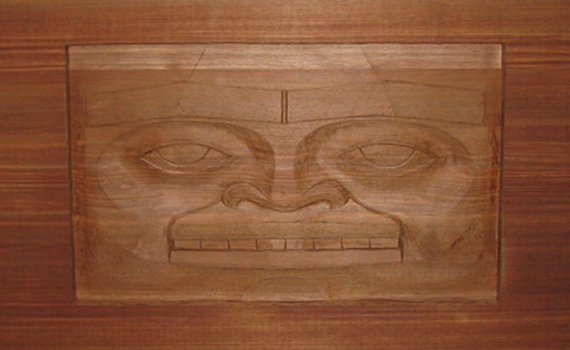Sisiutl panel, back