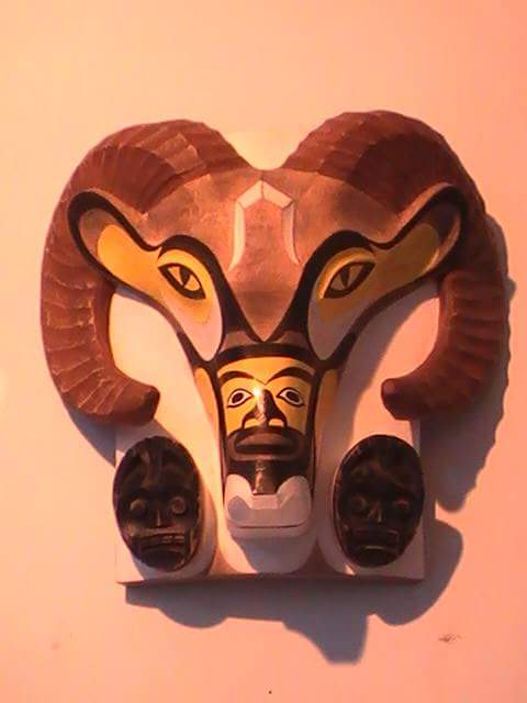 Mountain goat frontlet